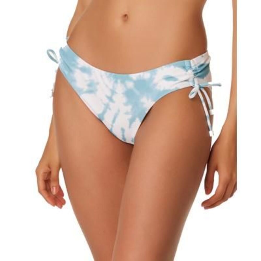 Bar III Spiraling Hipster Bikini Bottoms In Abalone Blue L